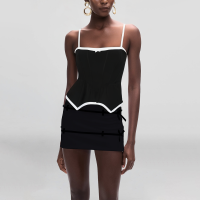 Noodle belt black hot sale casual fashion women's vest - Image 5