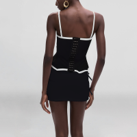 Noodle belt black hot sale casual fashion women's vest - Image 3