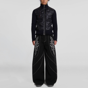 Vintage Washed Loose Straight Jeans for Men