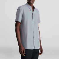 Cotton Yarn-dyed Oxford Cloth Short Sleeve Casual Men's Shirt - Image 5