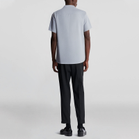 Cotton Yarn-dyed Oxford Cloth Short Sleeve Casual Men's Shirt - Image 3