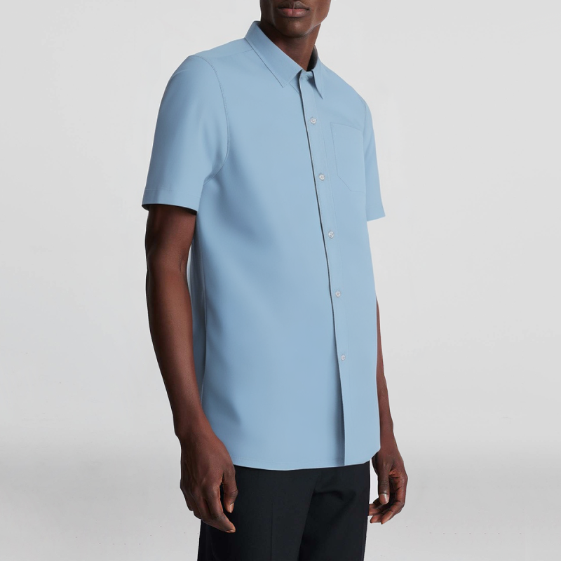 Men's short-sleeved quick-drying tactical lapel polo shirt - Image 4