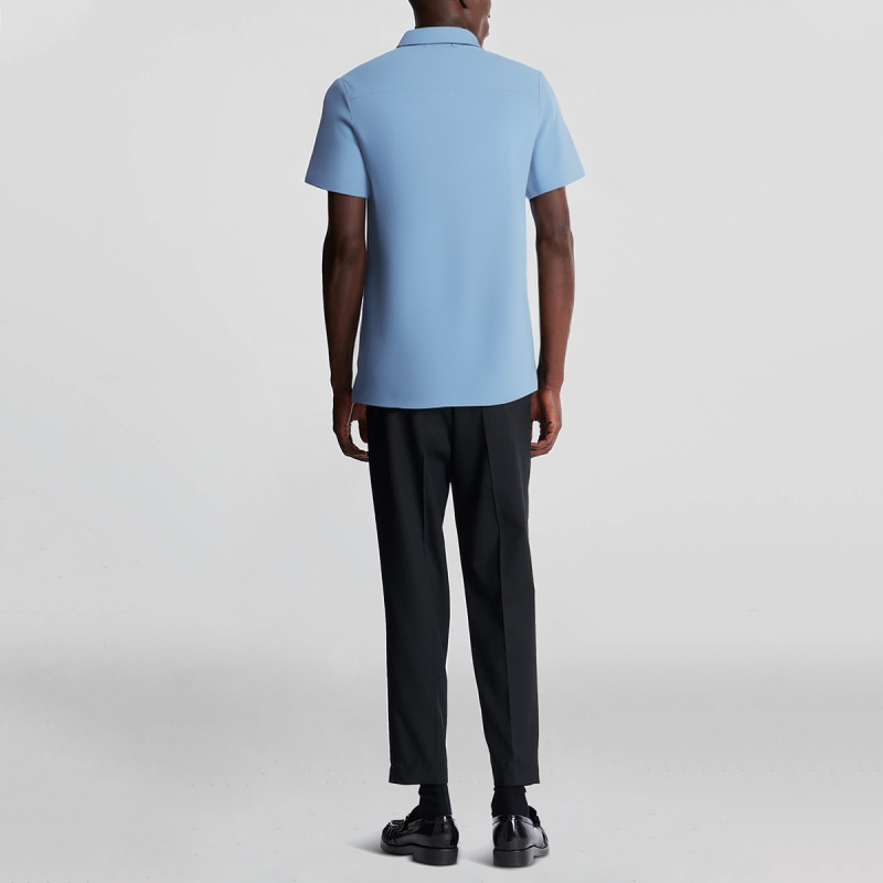 Men's short-sleeved quick-drying tactical lapel polo shirt - Image 2