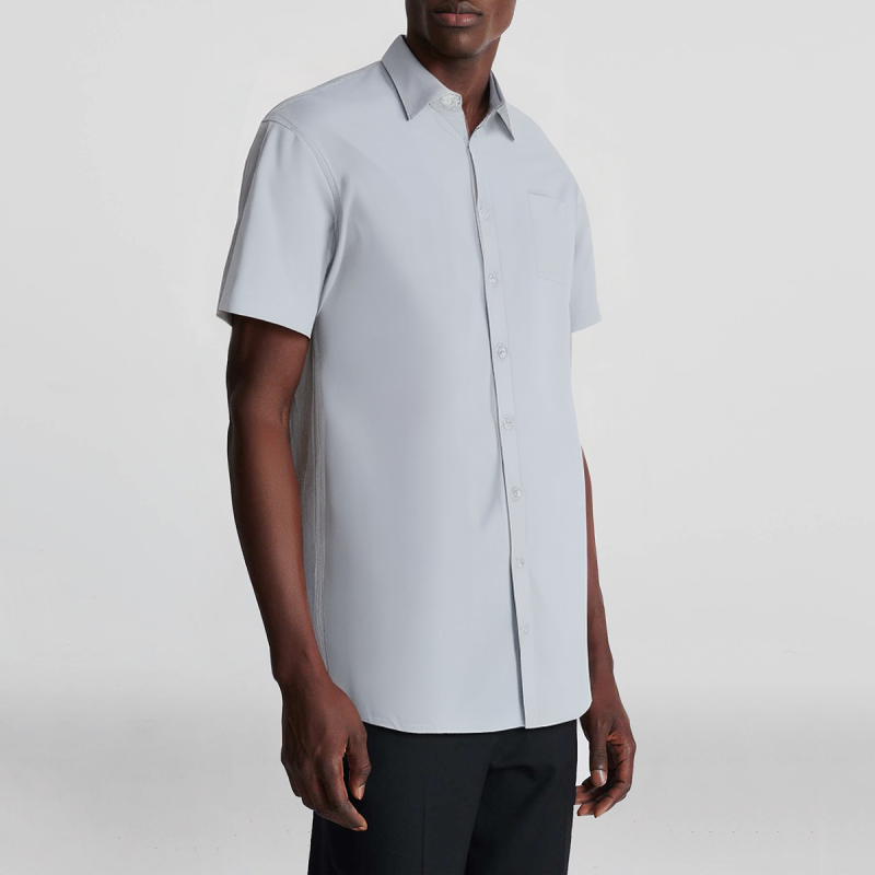 Sunscreen moisture wicking quick drying short sleeve shirt - Image 4