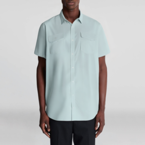 Men's UV Protected Lightweight Breathable Ripstop Short Sleeve Button Down Fishing Shirt