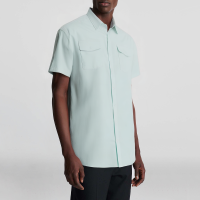 Men's UV Protected Lightweight Breathable Ripstop Short Sleeve Button Down Fishing Shirt - Image 5