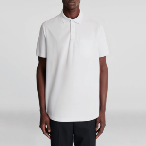 High Quality Fitted Men's V-Neck Polo T-Shirt