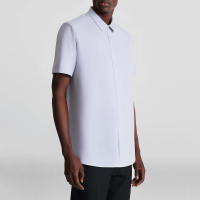 New breathable solid color lapel men's short-sleeved T-shirt - Image 5